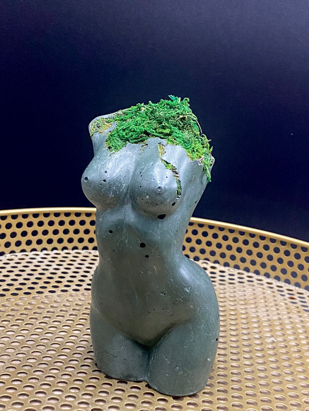 Forest Green Goddess Statue