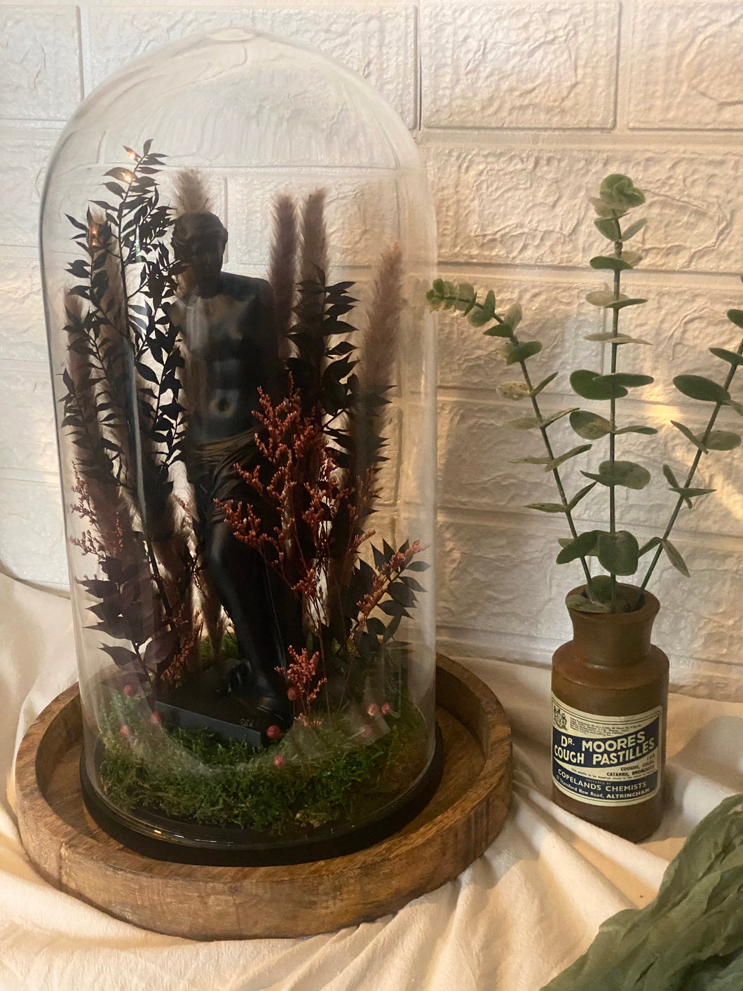 Large Bell Jar Venus Wedding Terrarium