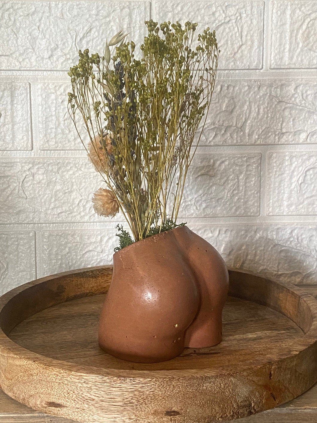 Terracotta Bottom Vase